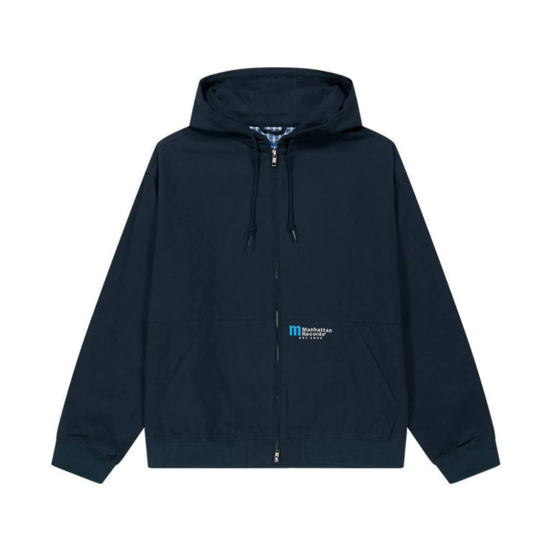 맨하탄 레코즈 캔버스 워크 자켓 - 네이비