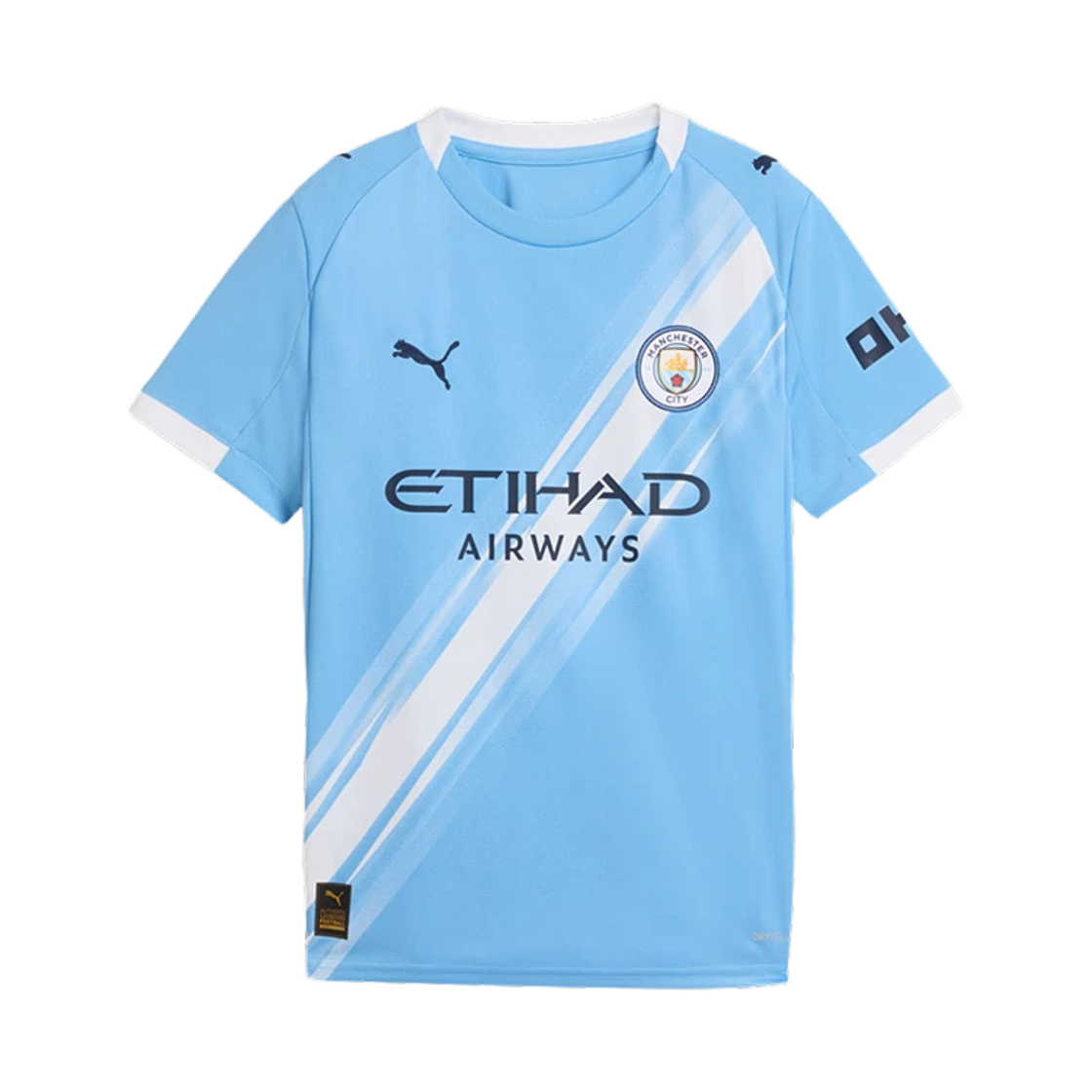 (Kids) 푸마 맨체스터 시티 2025/26 홈 레플리카 주니어 저지 팀 라이트 블루 (논 마킹 버전)((Kids) Puma Manchester City 2025/26 Home Replica Junior Jersey Team Light Blue (Non Marking Ver.)) - 1