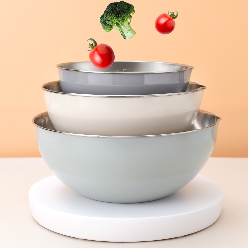 바겐슈타이거 파르베 믹싱볼세트 혼합컬러(WAGENSTEIGER Farbe Mixing Bowl Set Mixed) - 3