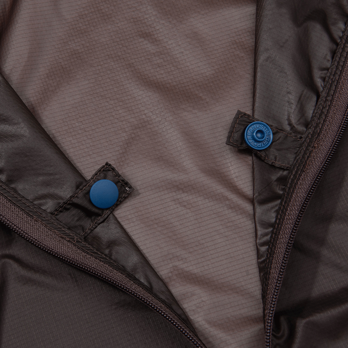 제로그램 라모나 제로웨이트 홑겹 자켓 브라운(ZEROGRAM Ramona Zeroweight Windbreaker Brown) - 4