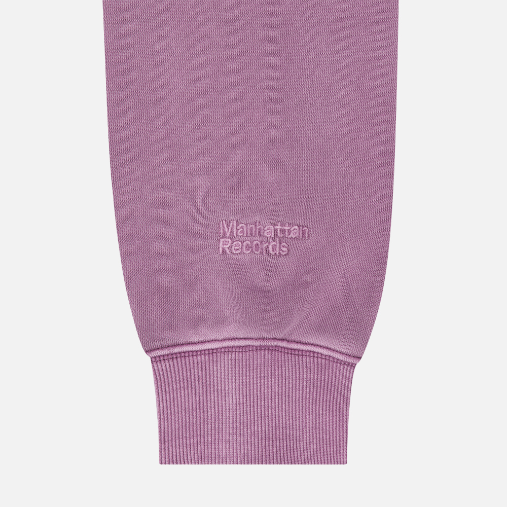 맨하탄 레코즈 로고 피그먼트 크루넥 - 퍼플(Manhattan Records Logo PM Crew Neck - Purple) - 5