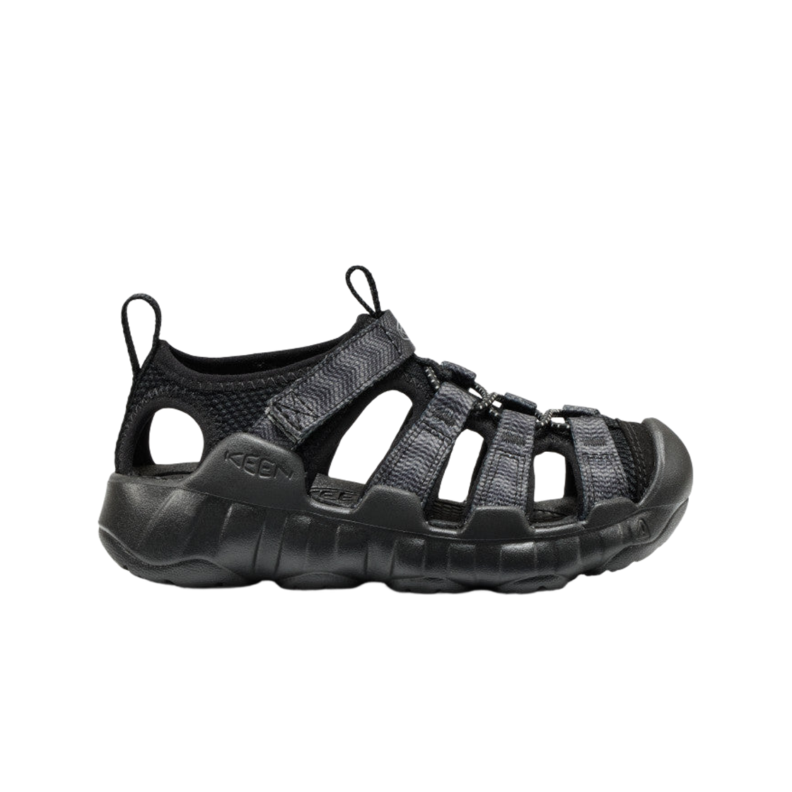 1031921 (Kids) Keen Hyperport H2 Sandal Black Steel Grey