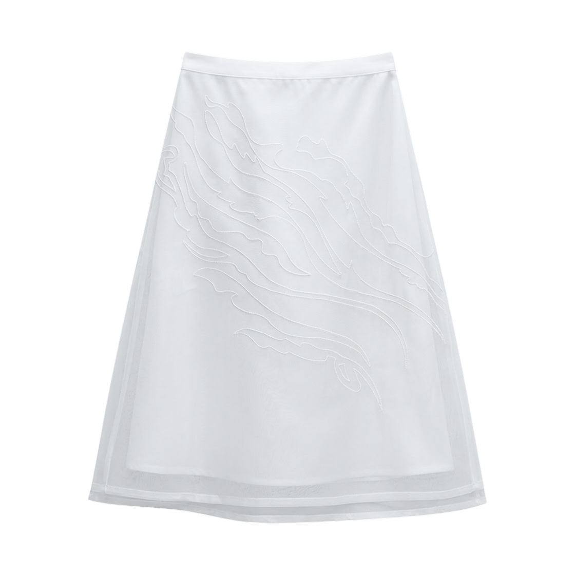 (W) 뮷즈 x 방탄소년단 레이어드 스커트((W) Muds x BTS Layered Skirt) - 1