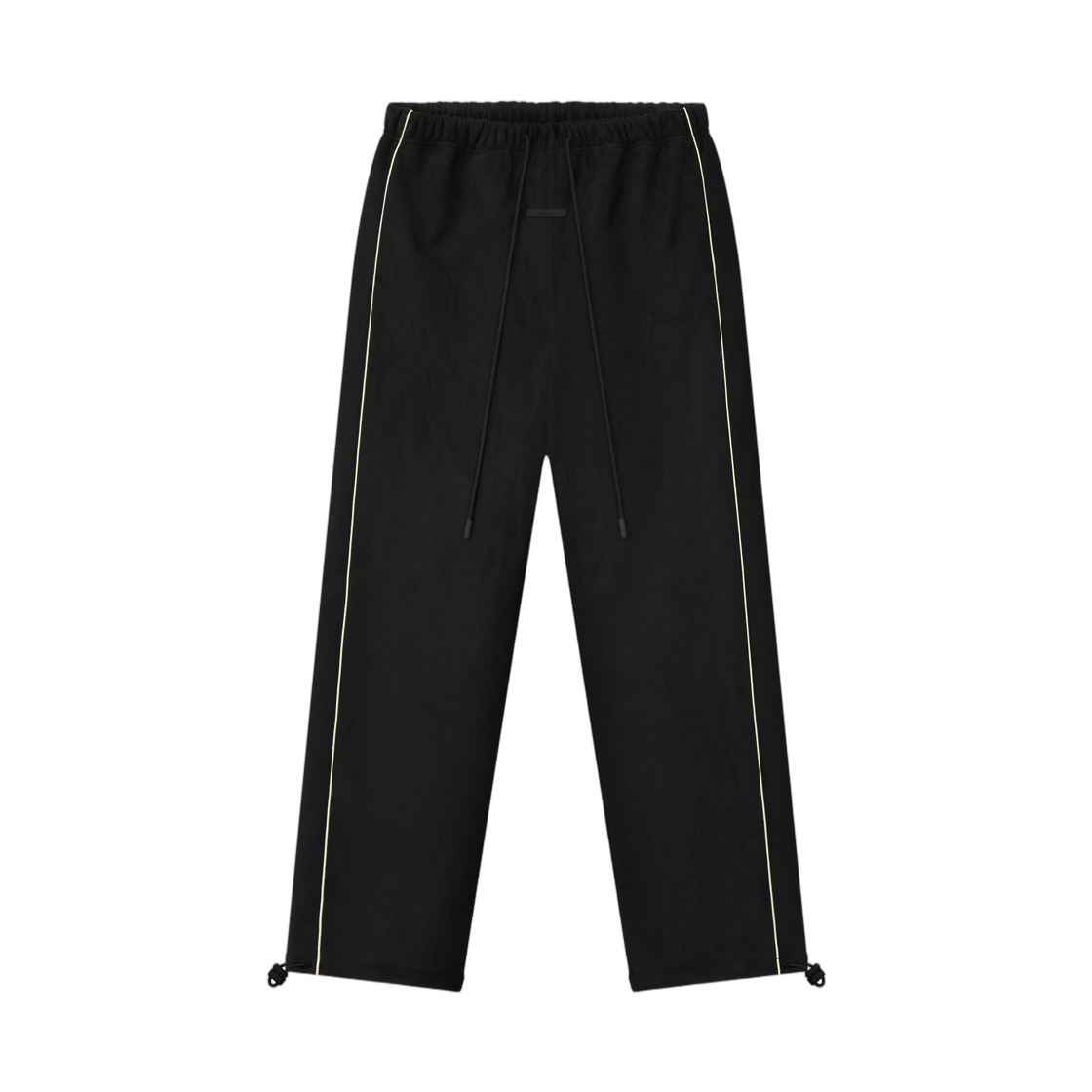- Essentials Suede Fleece Signature Relaxed Pant Vintage Black - 26SS