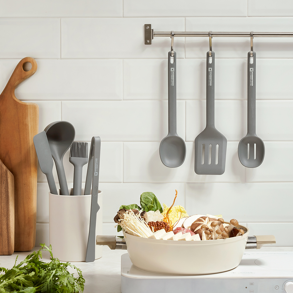 에델 실리콘 조리도구 투홀스푼 다크(WAGENSTEIGER Edel Dark Two-hole Spoon) - 2