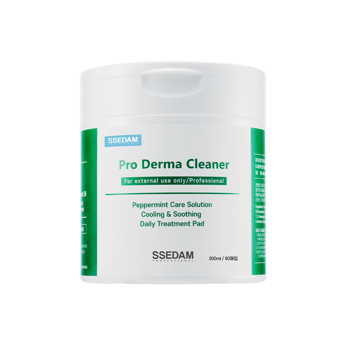 쎄담 프로 더마 클리너 무알콜 균세안 패드 300ml(90매)(SSEDAM Pro Derma Cleaner)