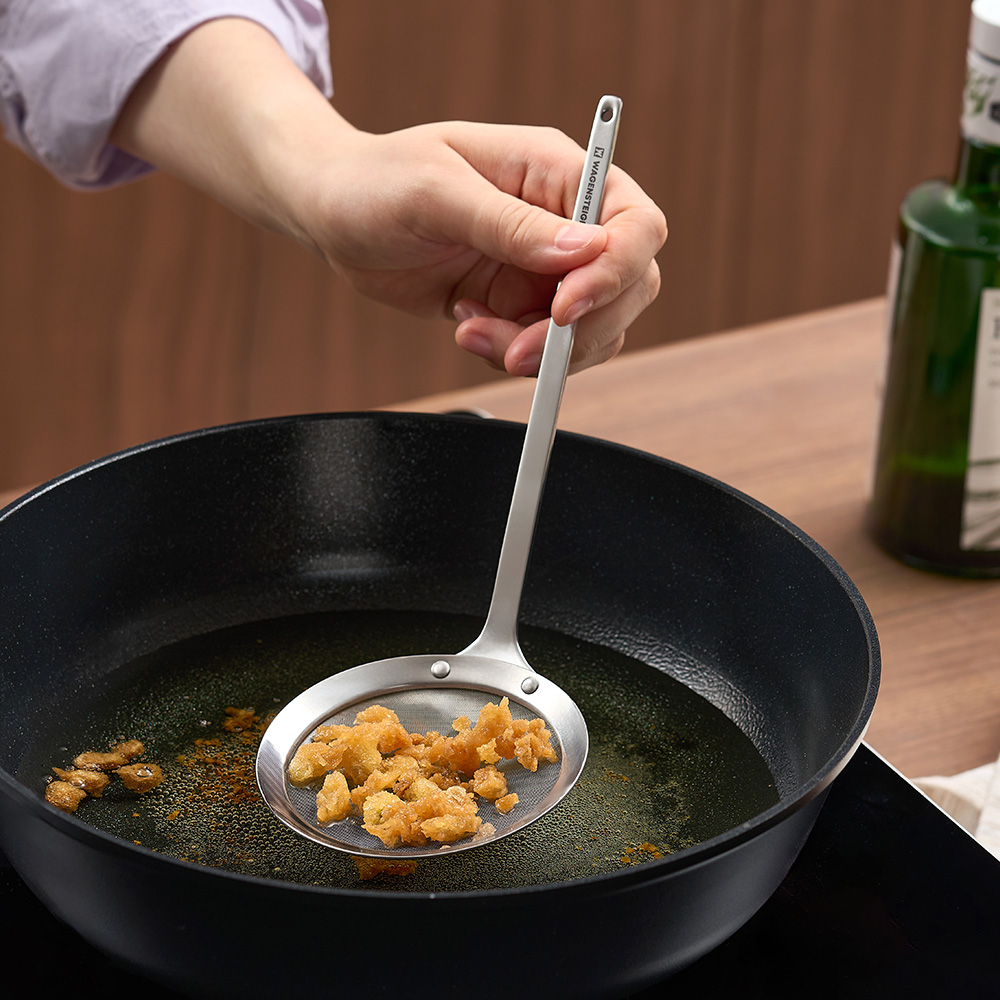 바겐슈타이거 스텐 304 마이크로 스키머 대 초미세 메쉬망 국자(WAGENSTEIGER Stainless Steel 304 Micro Skimmer (Large)) - 3