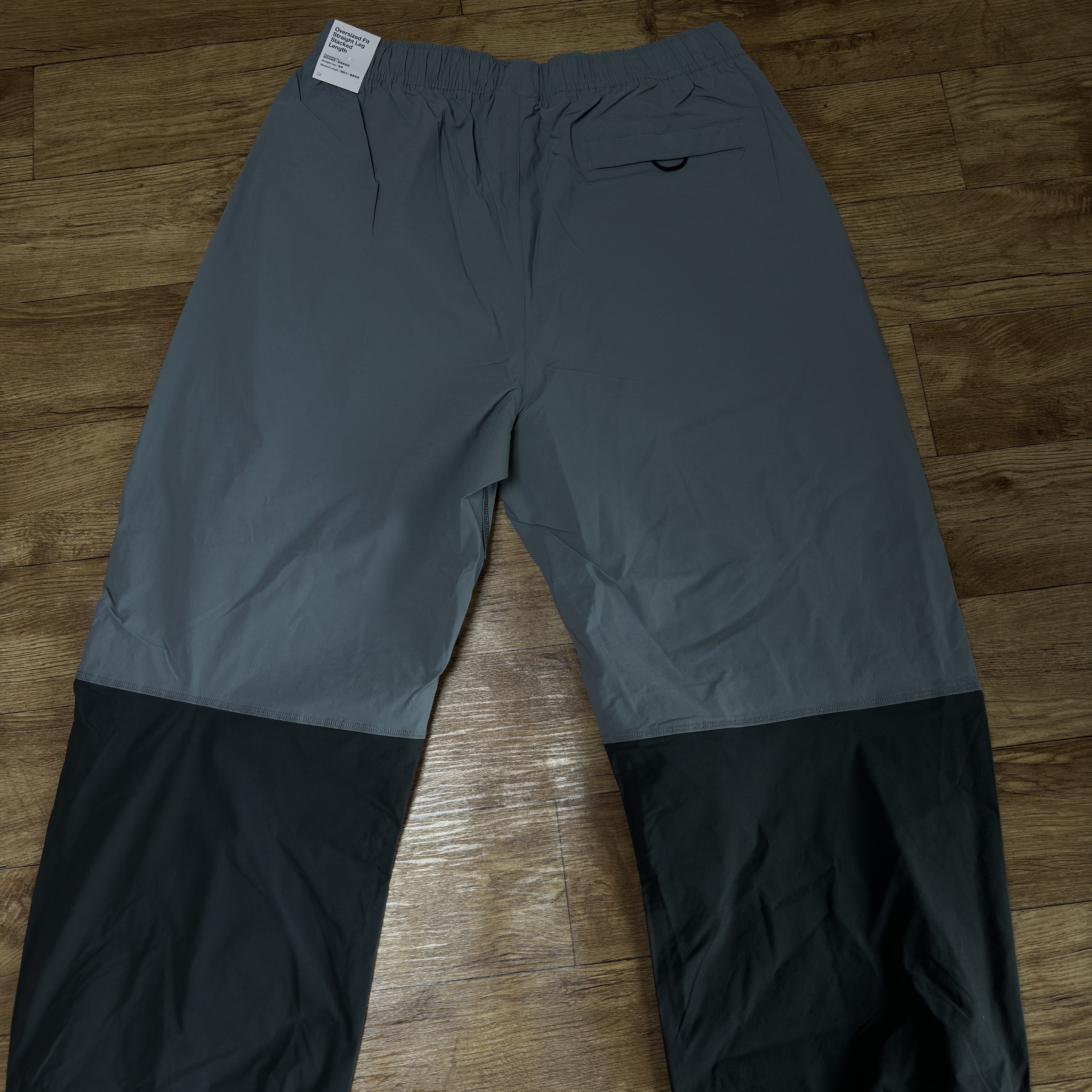 Nike Tech Woven Open Hem Pants Cool Grey Anthracite - Asia 착용 스타일