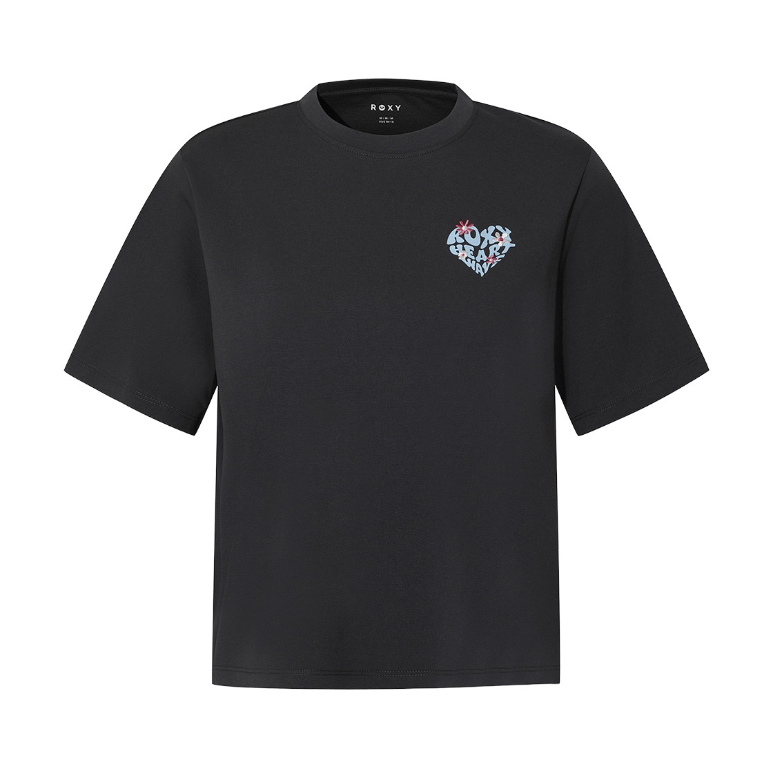 록시 하트 반팔 티셔츠 (RG21ST540CHA)(ROXY Heart Short Sleeve T-Shirt (RG21ST540CHA)) - 1