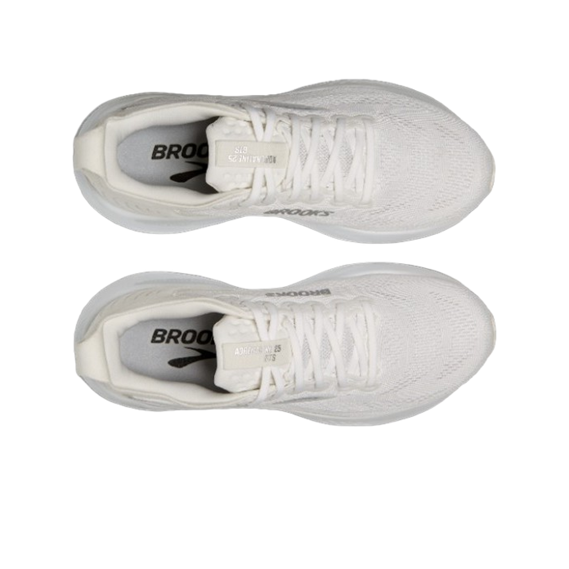(W) 브룩스 러닝 아드레날린 GTS 25 화이트 - B 미디움((W) Brooks Running Adrenaline GTS 25 White - B Medium) - 2