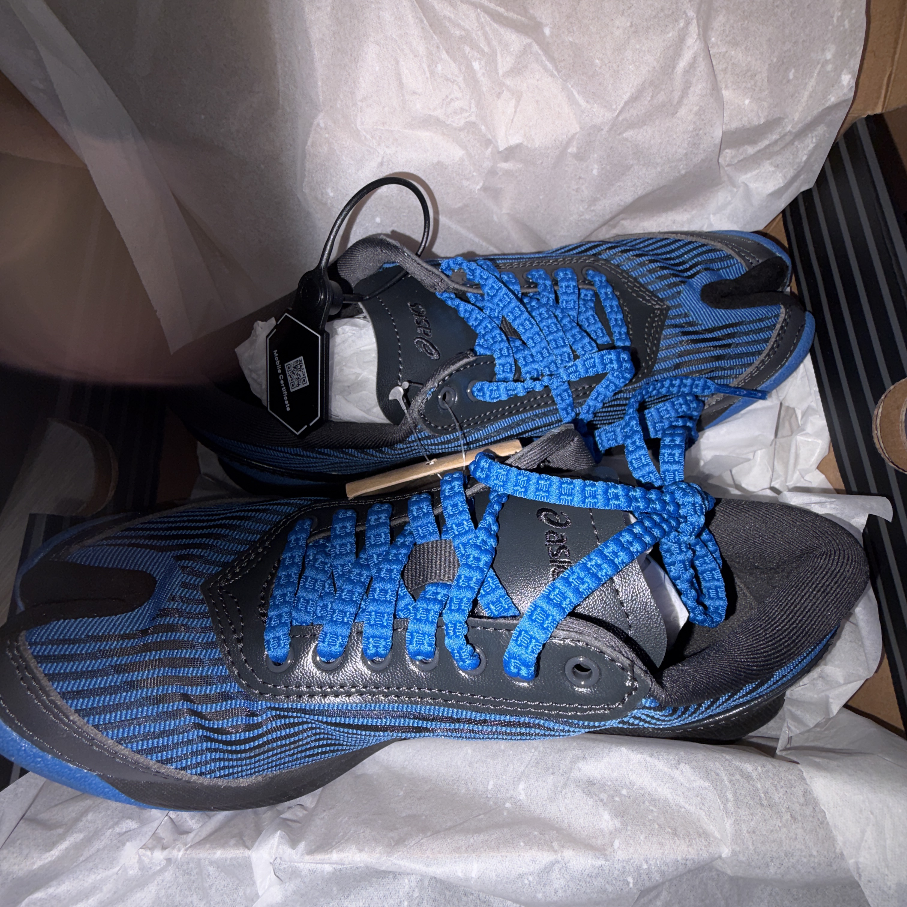Asics x Kiko Kostadinov Ilargi FF Electric Blue 착용 스타일
