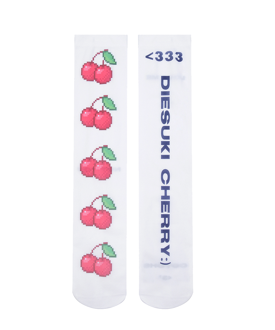 카치스 체리 니삭스(Cotchs Cherry Knee Socks)
