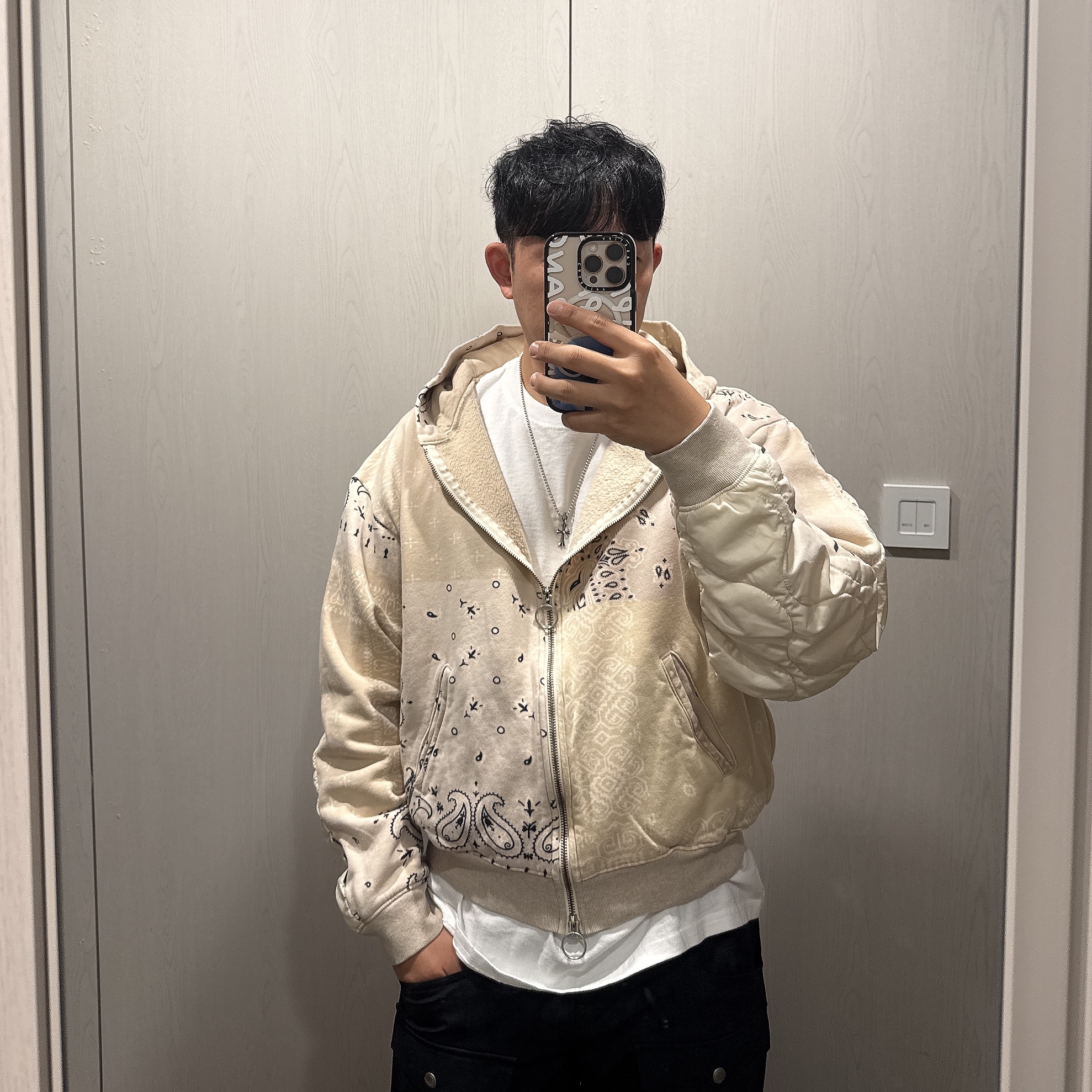 Kapital Fleece Bandana Bivouac Hooded Blouson Kinari 착용 스타일