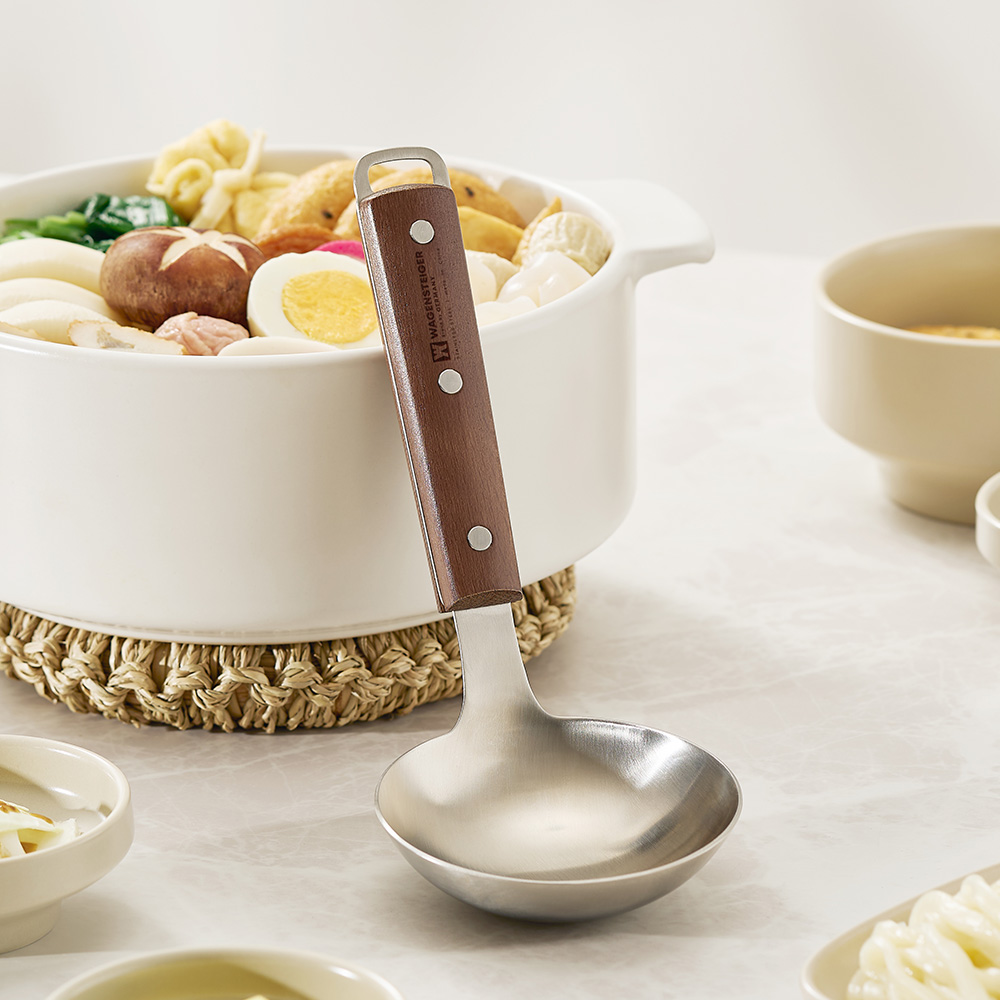 바겐슈타이거 스텐 304 우든 레이들(플레인)(WAGENSTEIGER Stainless 304 Wooden Ladle Plain) - 3