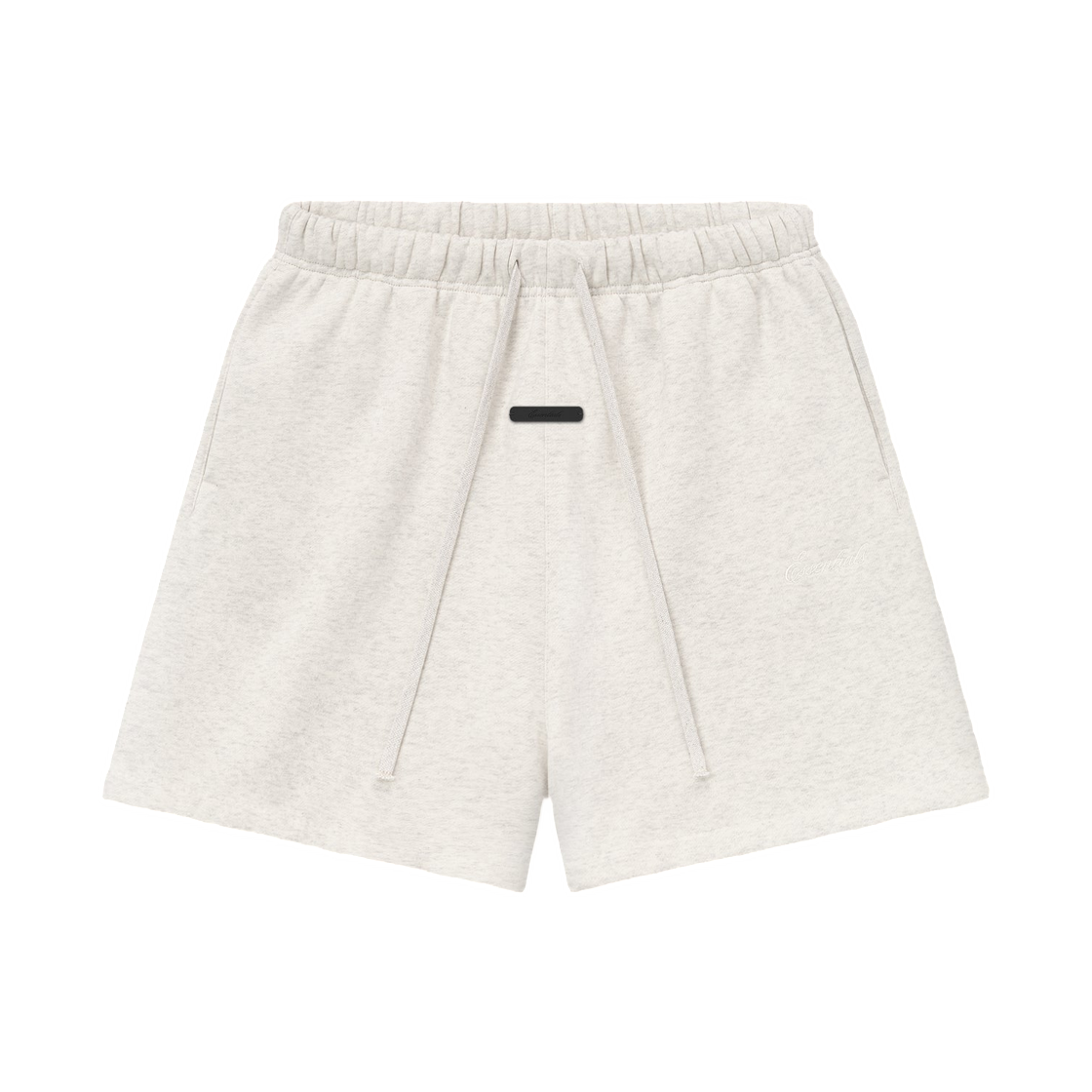 - Essentials Signature Classic Sweatshort Oatmeal Heather Light Heather - 26SS