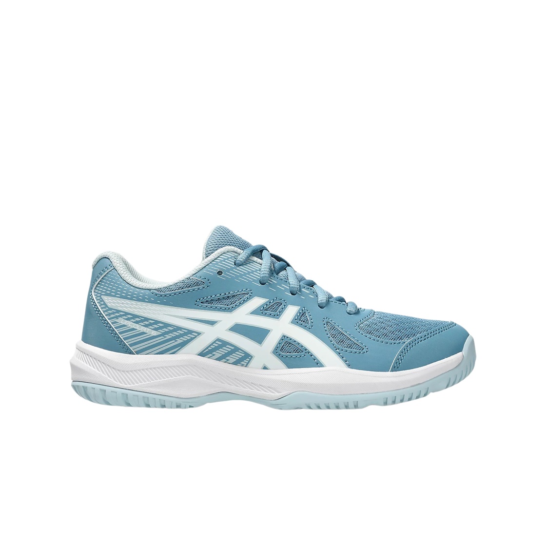 1074A045-403 (GS) Asics Upcourt 6 Saba Blue White