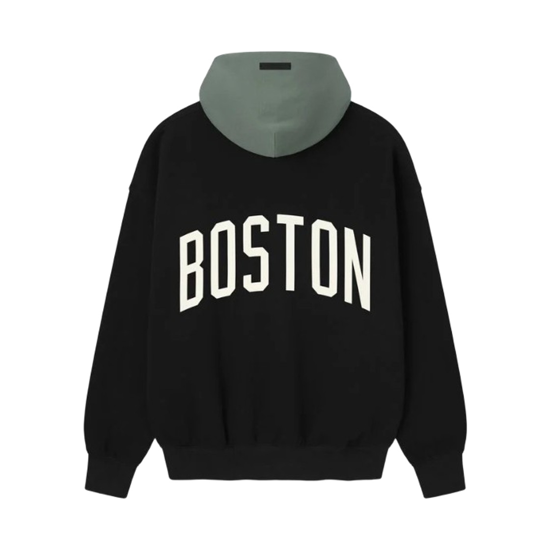 에센셜 x NBA 셀틱스 스포츠 후드 블랙 발삼 그린 - 25FW(Essentials x NBA Celtics Sport Hoodie Black Balsam Green - 25FW) - 2