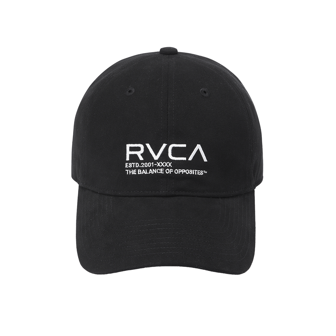 루카 남성 밸런스 크레스트 캡 모자 (VG13CP110BLK)(RVCA Men Balance Crest Cap (VG13CP110BLK)) - 1
