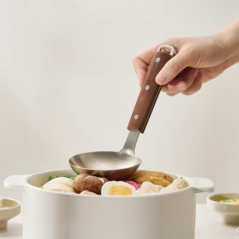 바겐슈타이거 스텐 304 우든 레이들(플레인)(WAGENSTEIGER Stainless 304 Wooden Ladle Plain) - 5