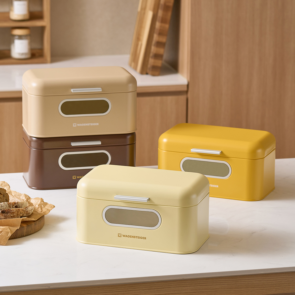 바겐슈타이거 브레드 박스 머스타드 주방 식탁 보관함(WAGENSTEIGER Bread Box (Mustard)) - 3