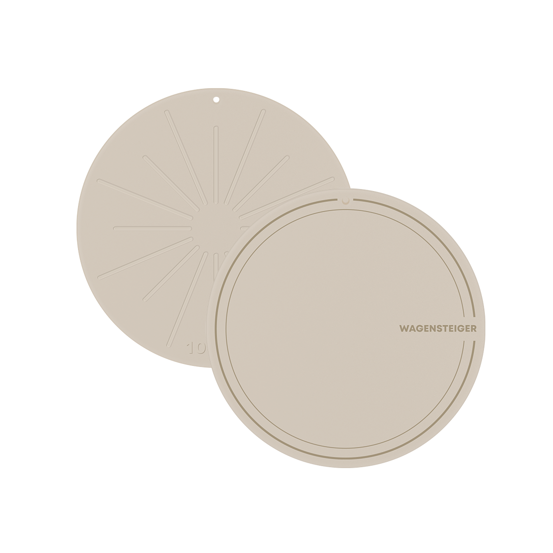 GUUDWA0539 WAGENSTEIGER Platinum Silicone Induction Protection Mat Round 25cm (Cream)