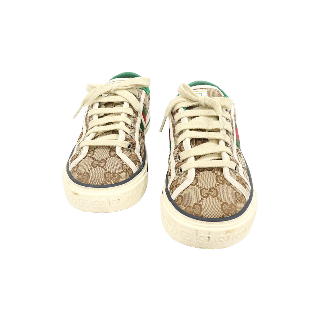 ITWE5PL7744E Gucci 606110 Original GG Canvas Tennis 1977 Women's Sneakers Size 36