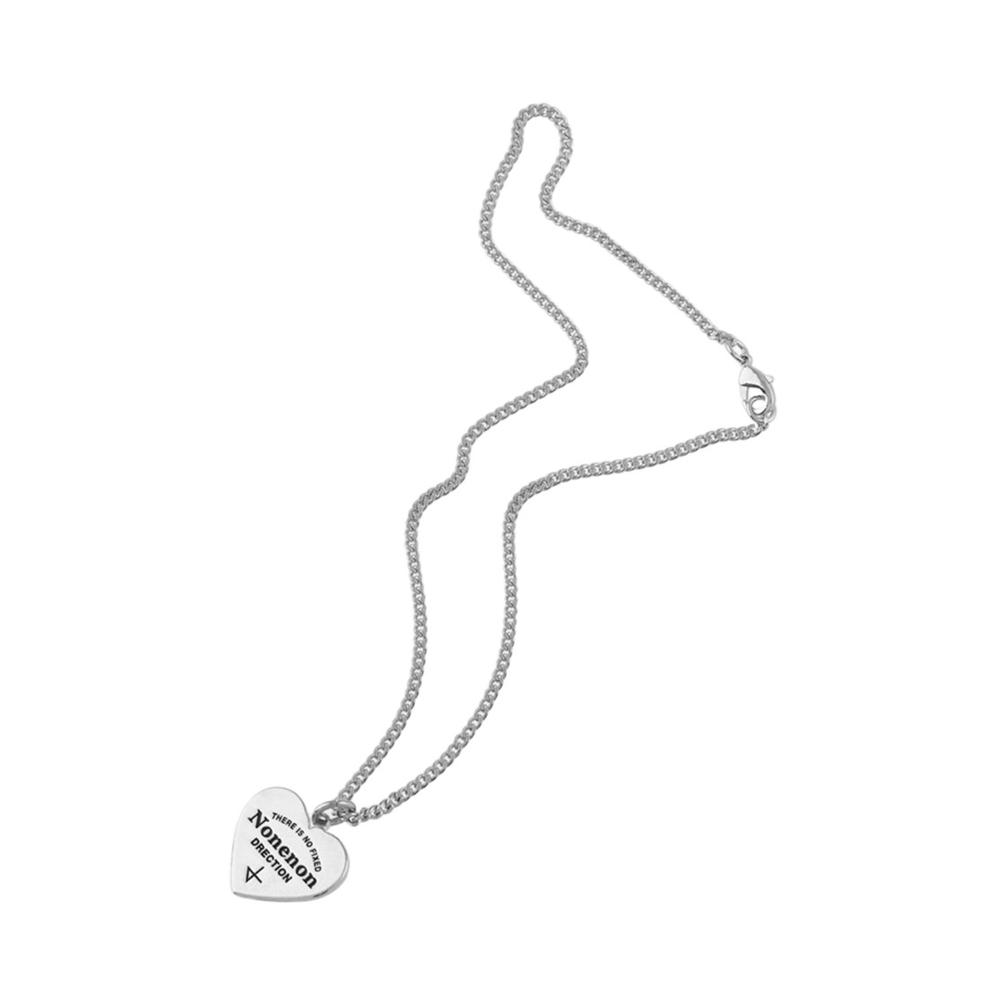 논논 뉴 로고 러브 넥클리스(Nonenon New Logo Love Necklace) - 2
