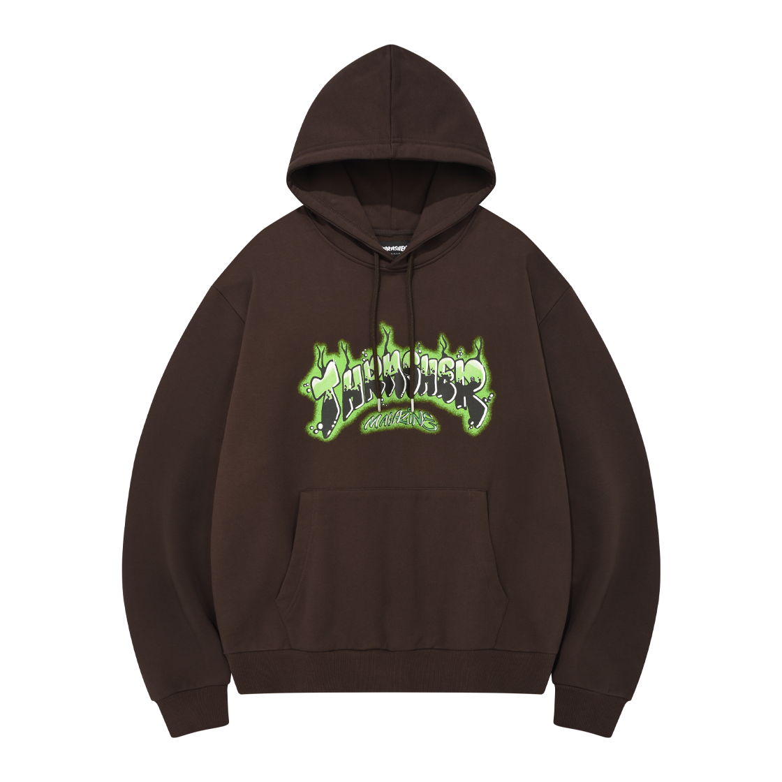 트레셔 버블 멜팅 그래픽 후디 브라운(THRASHER Bubble Melting Graphic Hoodie Brown) - 1