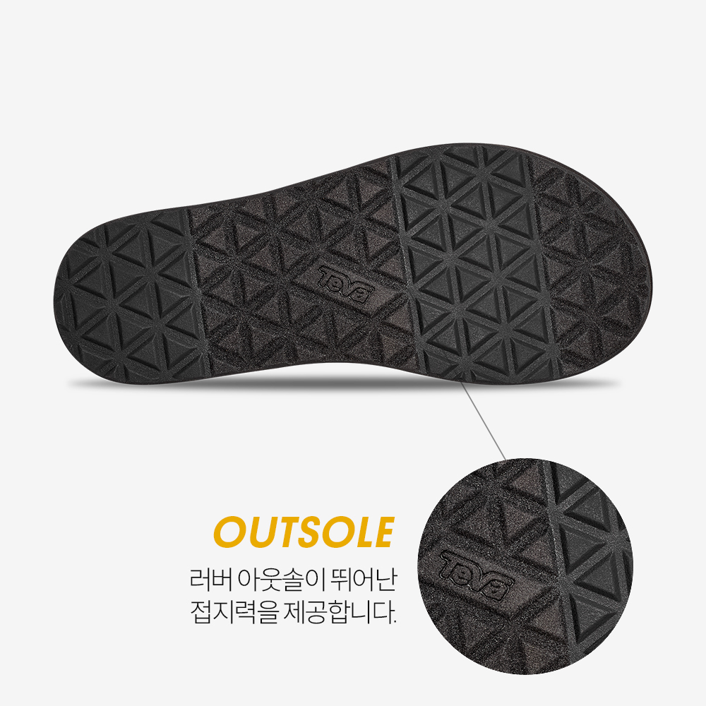 테바 여성 플랫폼 샌들 슬림 BLK(TEVA Women Flatform Sandal Slim BLK) - 6