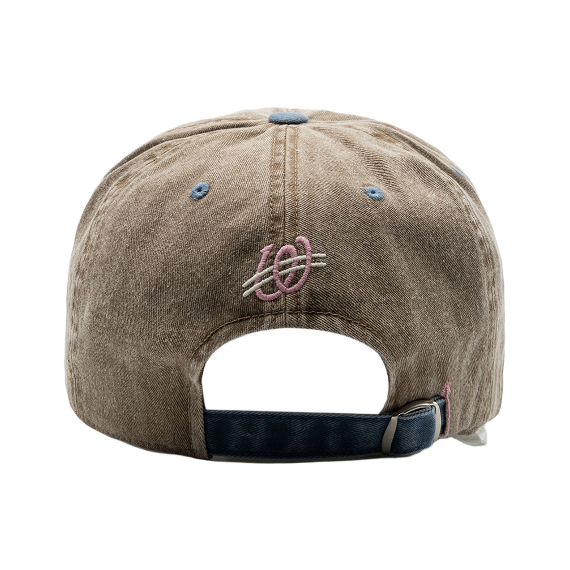 위얼드월드 아크로고 피그먼트 배색 볼캡 브라운(Weird World Acro Logo Pigment Color Block Ball Cap Brown) - 4