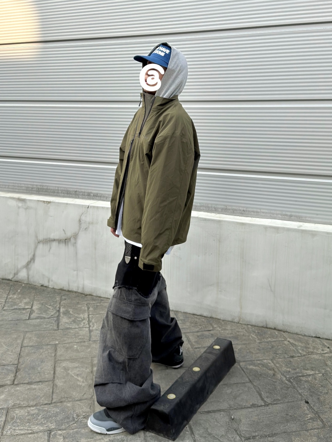 WHWD 5PANEL Cap, Jordan 4 Retro Fear 2024 착용 스타일 - 1
