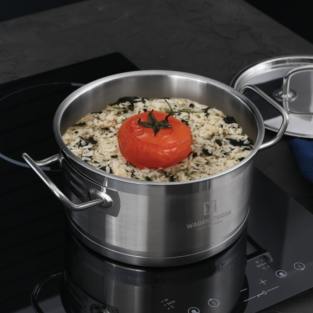 바겐슈타이거 스칼 IH 스텐 냄비 양수 22cm(WAGENSTEIGER S-KAL IH Stainless Pot Double 22cm) - 6