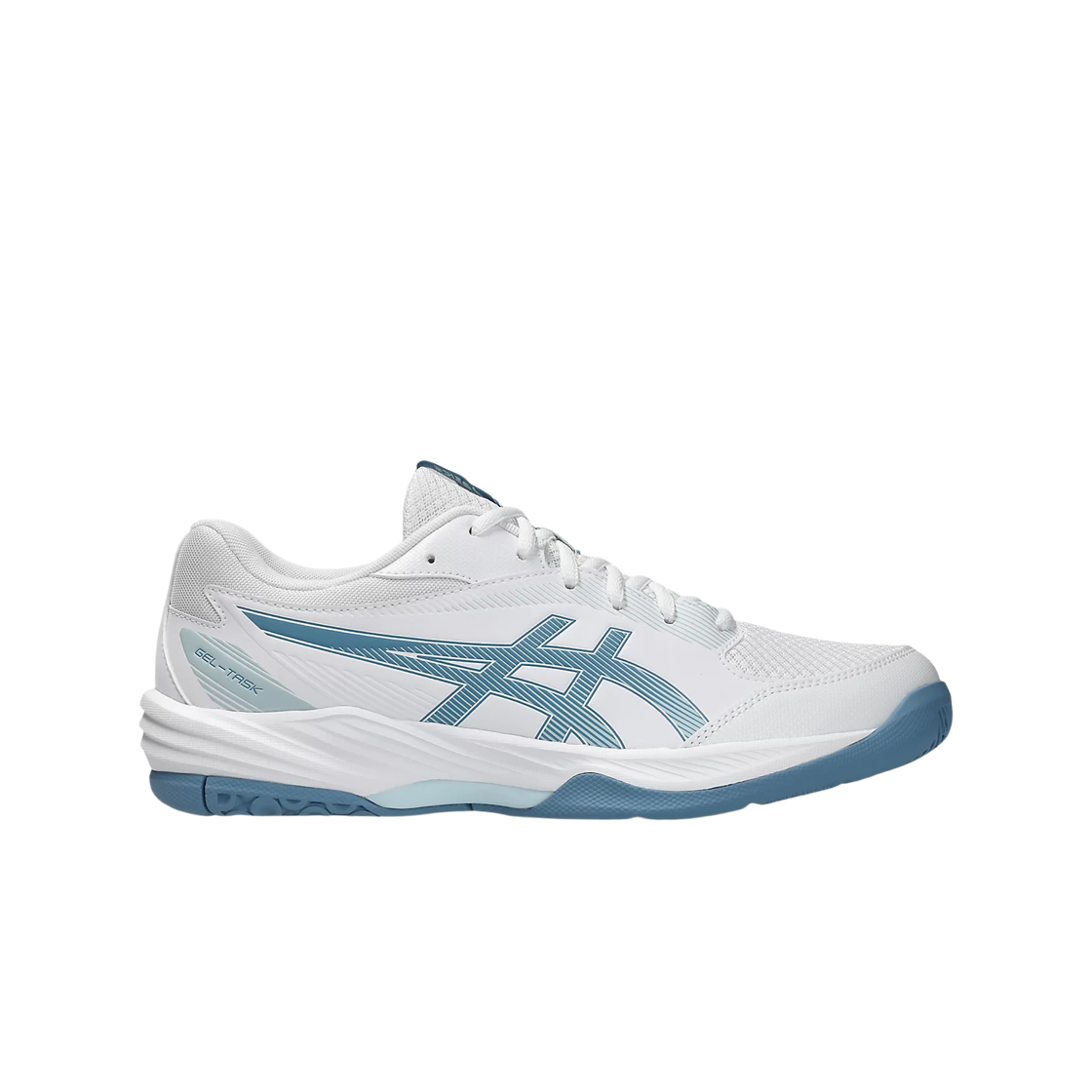 1071A103-103 Asics Gel-Task 4 White Saba Blue - D Standard