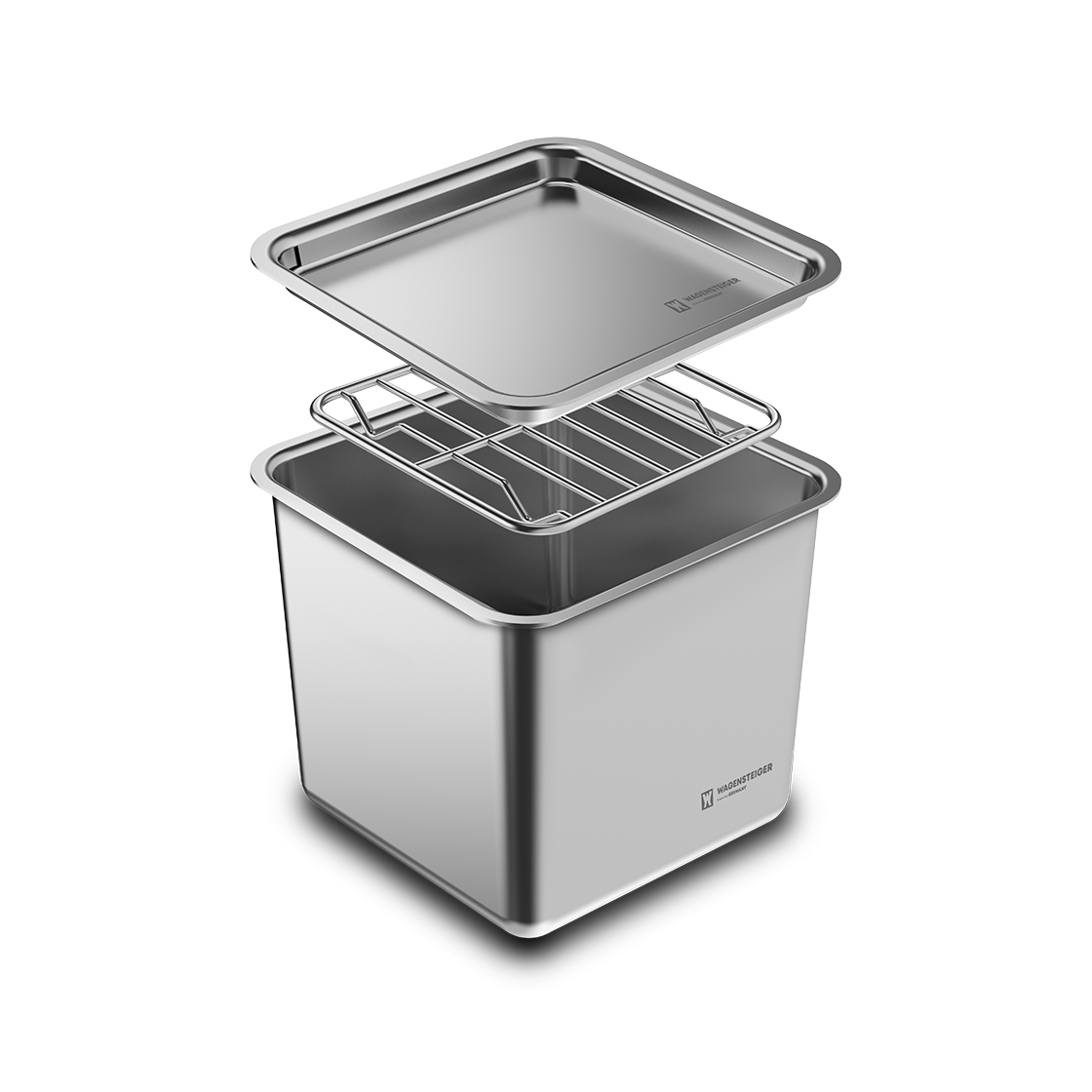 GUUDWA0492 WAGENSTEIGER Quatrat Stainless 304 Canister Deep - S 950ml
