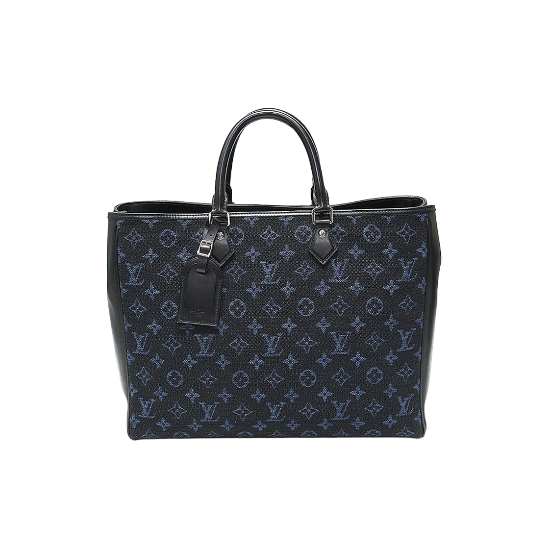 ITRI6WEARK2N Louis Vuitton M55203 Blue Monogram Jacquard Grand Sac Tote Bag