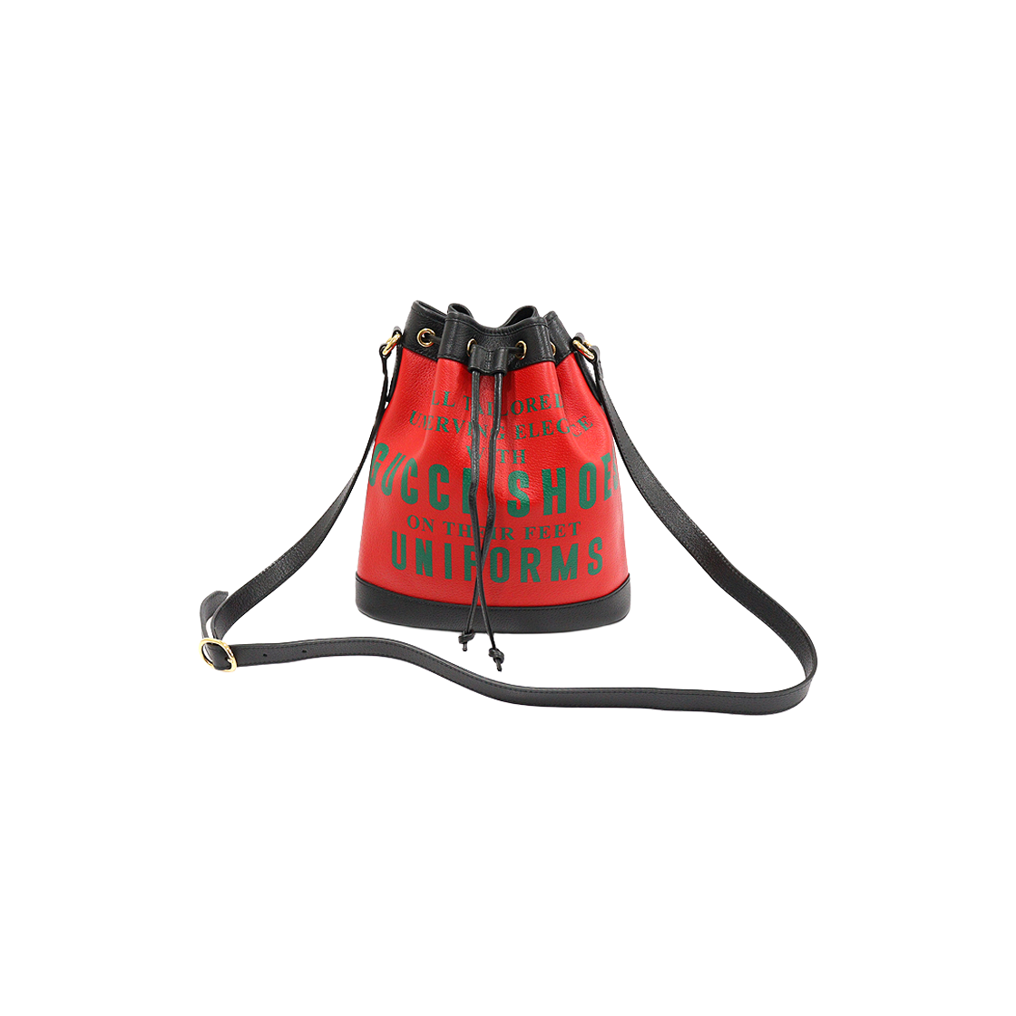 구찌 676682 100주년 리미티드 레드 레더 오피디아 미니 버킷 숄더백(Gucci 676682 100th Anniversary Limited Red Leather Ophidia Mini Bucket Shoulder Bag) - 1