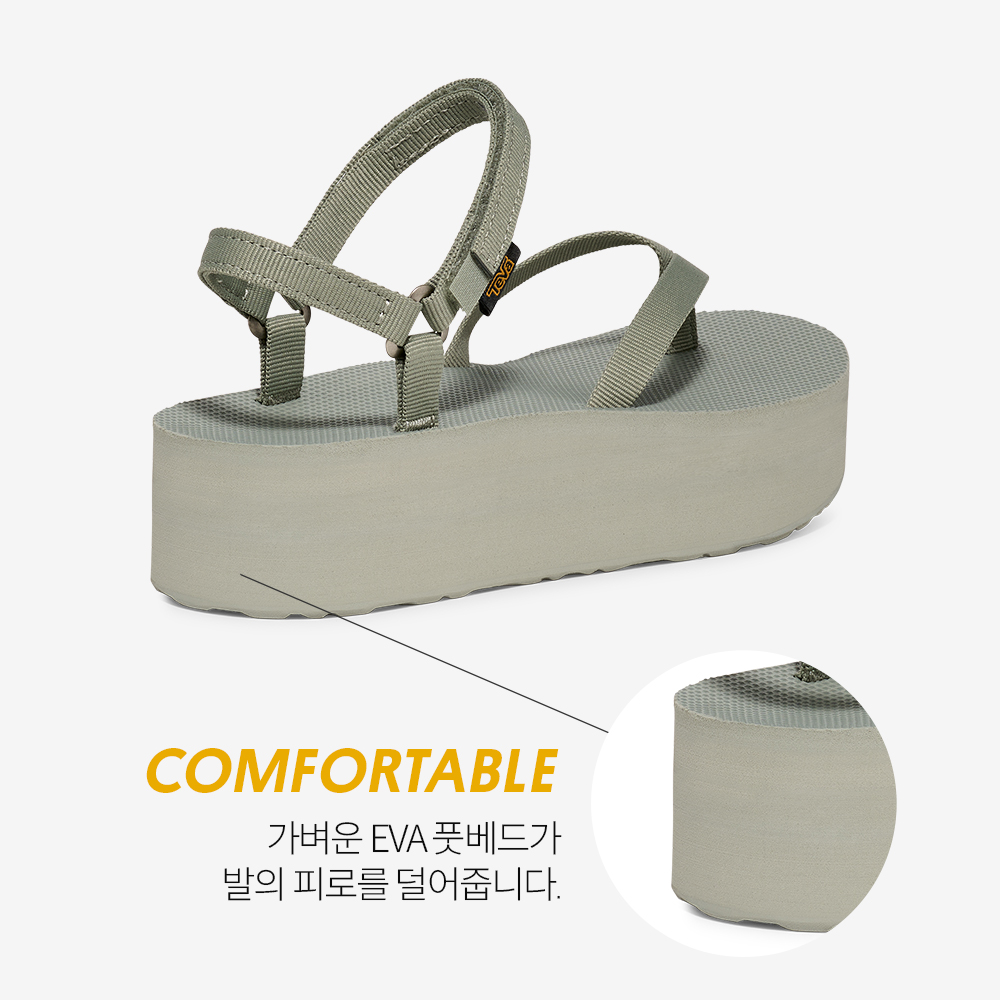 테바 여성 플랫폼 샌들 슬림 SGS(TEVA Women Flatform Sandal Slim SGS) - 4