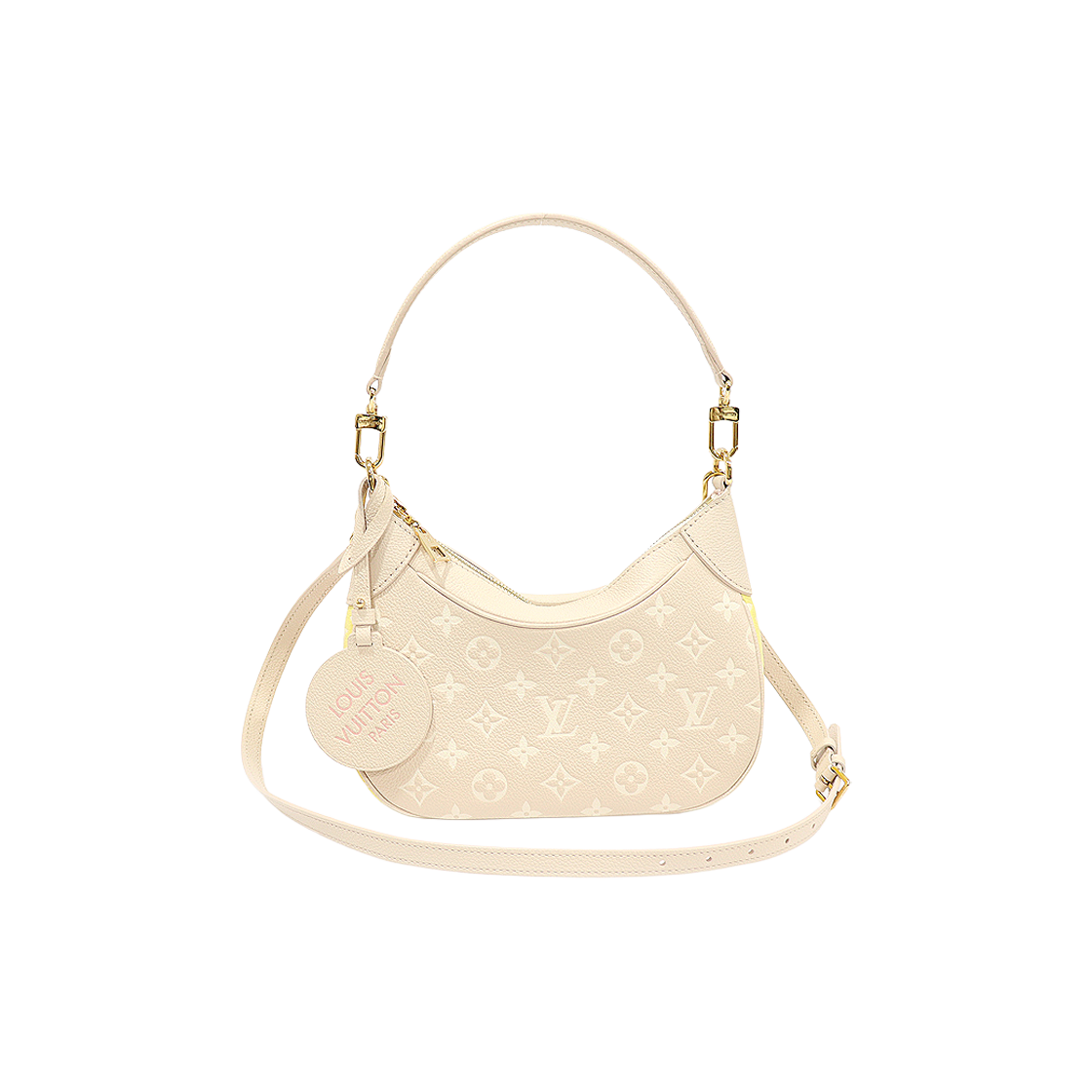 ITOCWBCVG9N2 Louis Vuitton M46113 Rose Beige Monogram Empreinte Bagatelle BB 2-Way