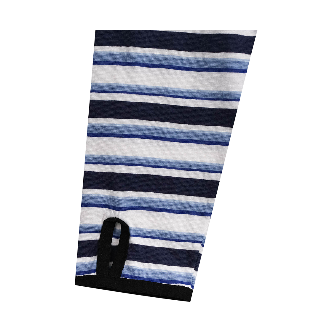 디아더생츄어리 서큘러 타입 스트라이프 후디 스카이 블루(THE ATHER SANCTUARY Circular Type Striped Hoodie Sky Blue) - 5