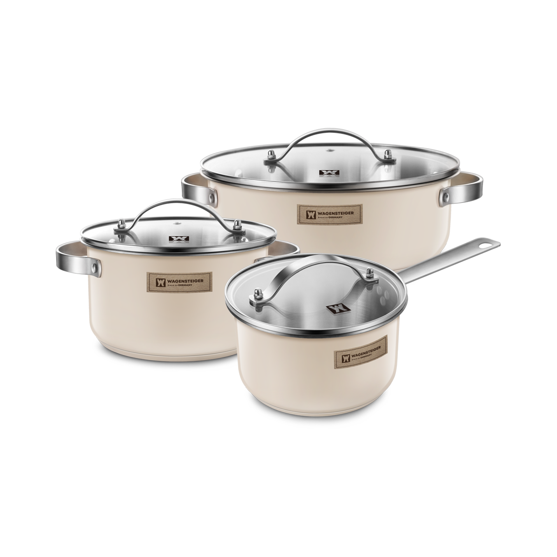 GUUD_WA0072 WAGENSTEIGER Farmers Pot 3pc Set Ivory
