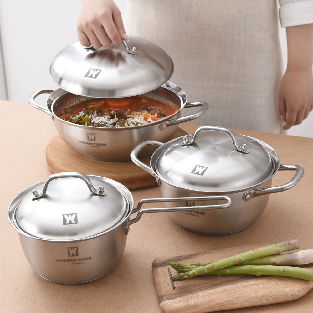 바겐슈타이거 보겐 IH냄비 3종세트(WAGENSTEIGER Bogen Pot Set 3pc) - 6