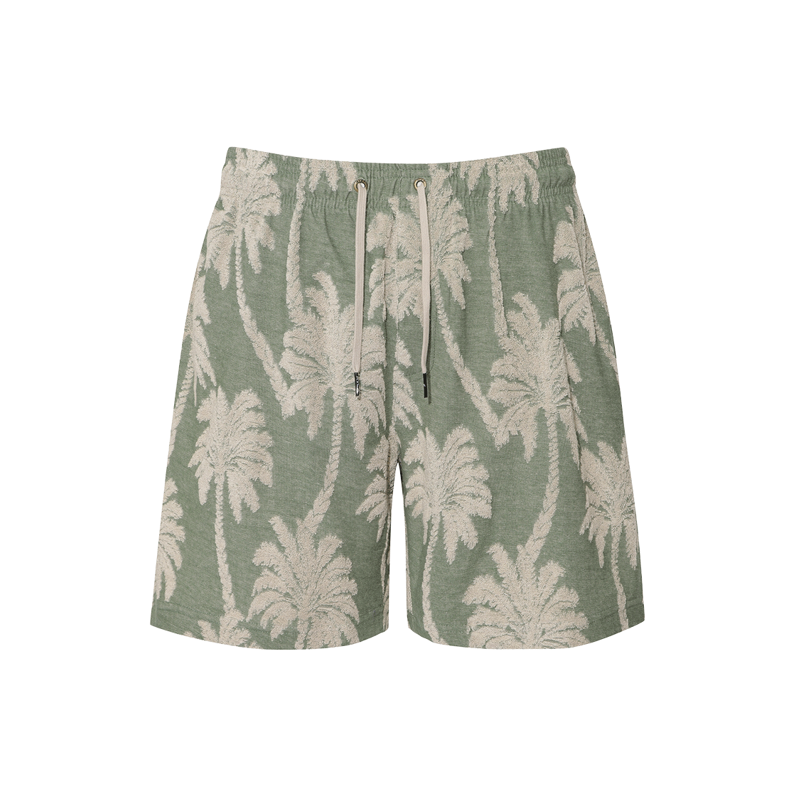 루카 남성 팜스 다운 엑소티카 일레스틱 17인치 니트 쇼츠 (VG11BS035GNB)(RVCA Men Palms Down Exotica Elastic 17-Inch Knit Shorts (VG11BS035GNB)) - 1