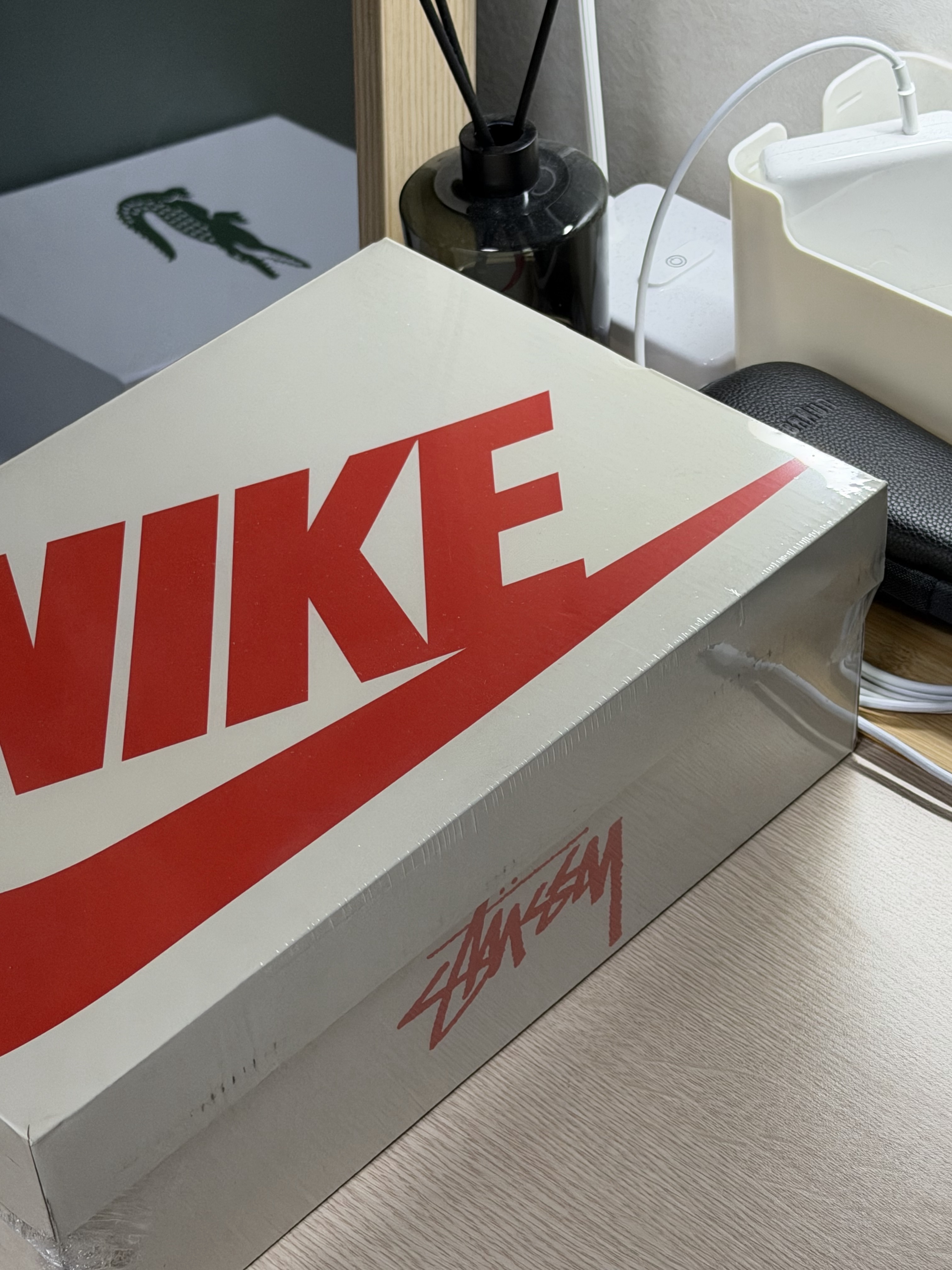 Nike x Stussy Air Force 1 '07 Mid SP Fossil 착용 스타일 - 1
