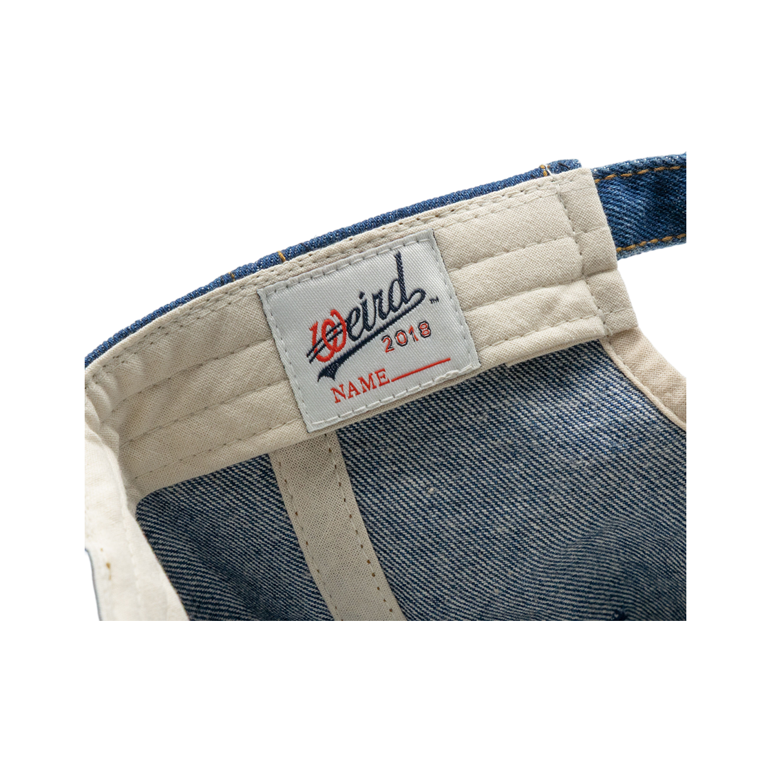 위얼드월드 본투비 데님 볼캡(Weird World Born To Be Denim Ball Cap) - 5