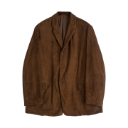 Comoli Suede Jacket Brown - 26SS