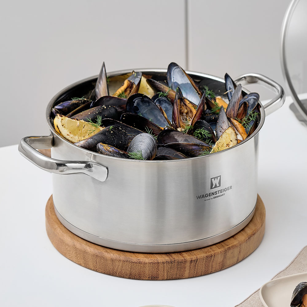 바겐슈타이거 티프 IH 스텐 냄비 양수 26cm(WAGENSTEIGER TIFF IH Stainless Pot Double 26cm) - 4