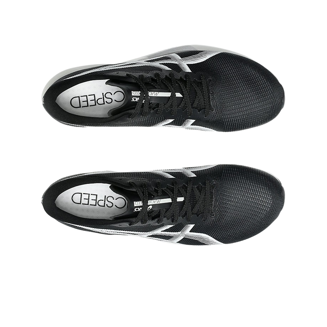 아식스 매직 스피드 5 블랙 화이트 - 2E 와이드(Asics Magic Speed 5 Black White - 2E Wide) - 2