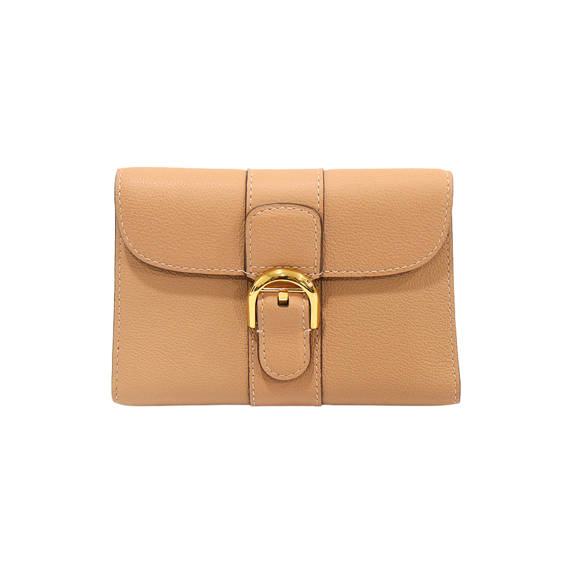 ITIDCB2NPE95 Delvaux AB0493AAU024FDO Pink Beige Vision Rodeo Calfskin Brillant Compact Wallet