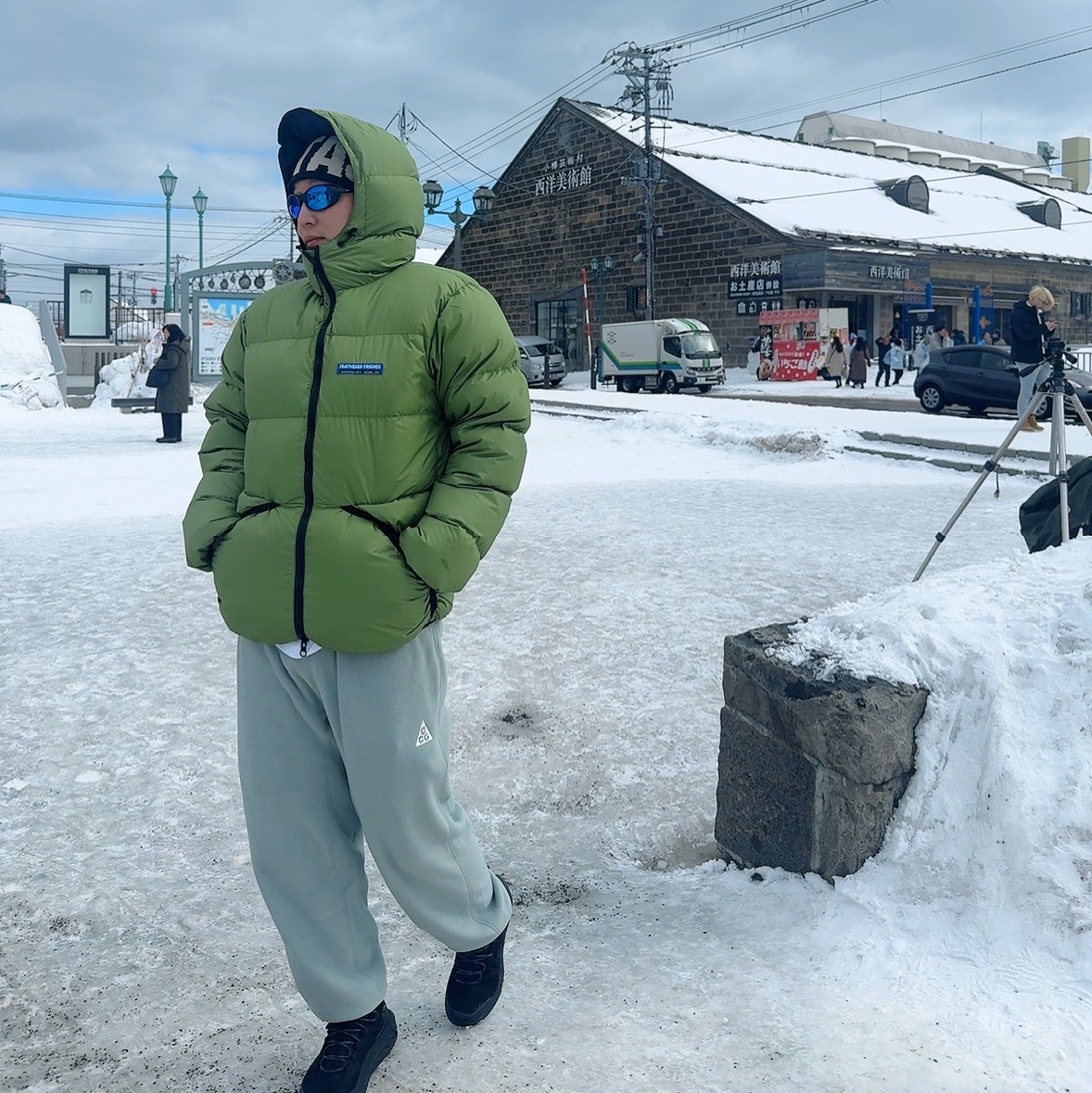 Nike ACG Polartec Wolf Tree Pants Mica Green - Asia 착용 스타일