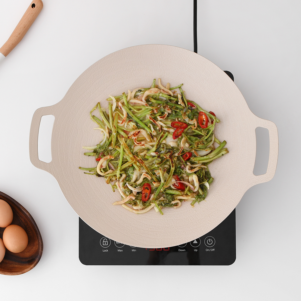 바겐슈타이거 IH 세라믹 그리들 36cm 아이보리(WAGENSTEIGER Griddle Ivory 36cm) - 6